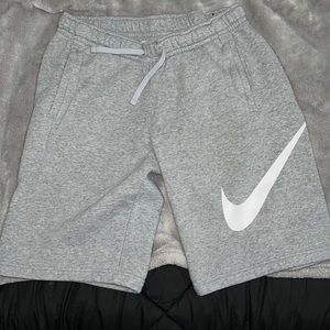 Grey Nike Sweat Shorts